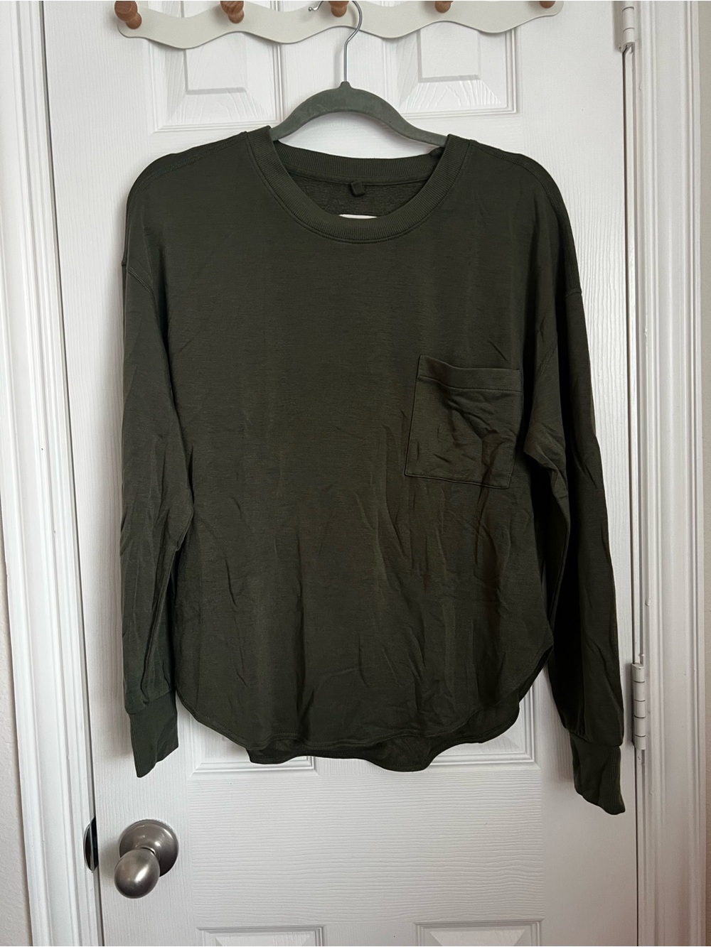 Lou & Grey Olive Green Long Sleeve Tee